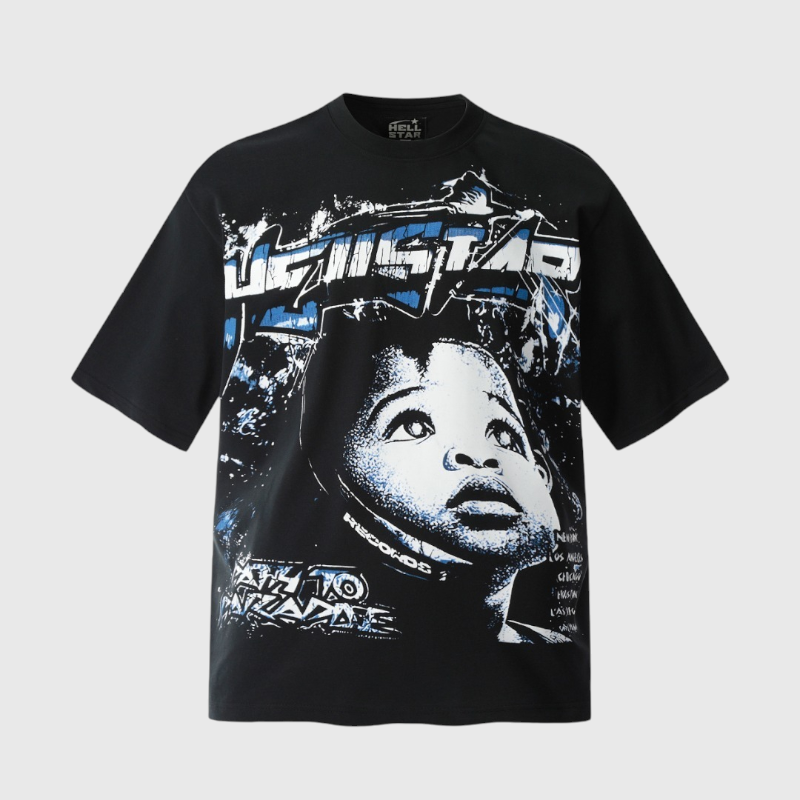 Hellstar Black graphic print T-Shirt