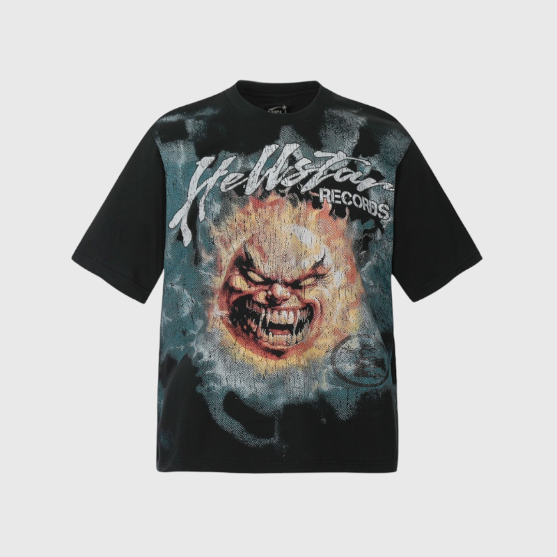 Hellstar Fiery Face Graphic T-Shirt