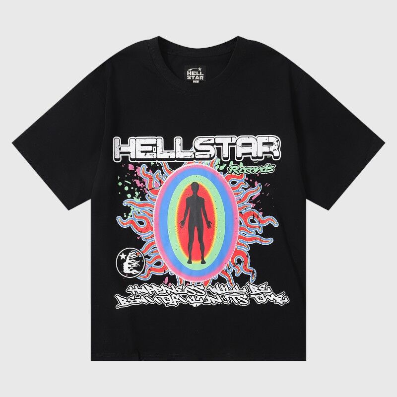 Hellstar Records T-Shirt Black - Image 1