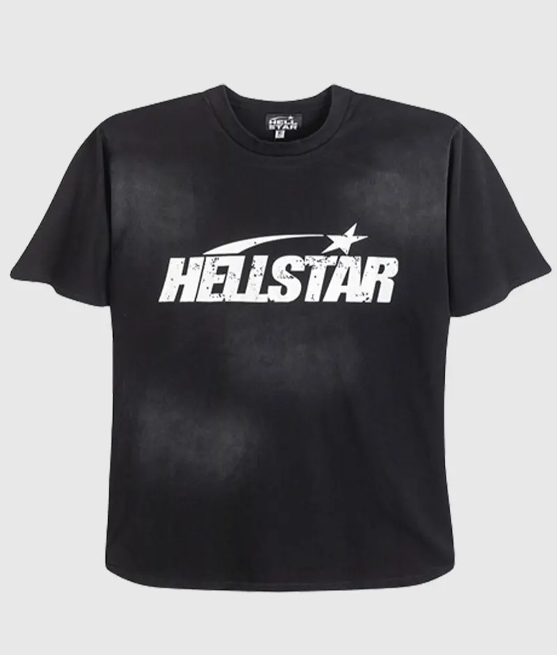 Hellstar Sports Tee Shirt Black - Image 1