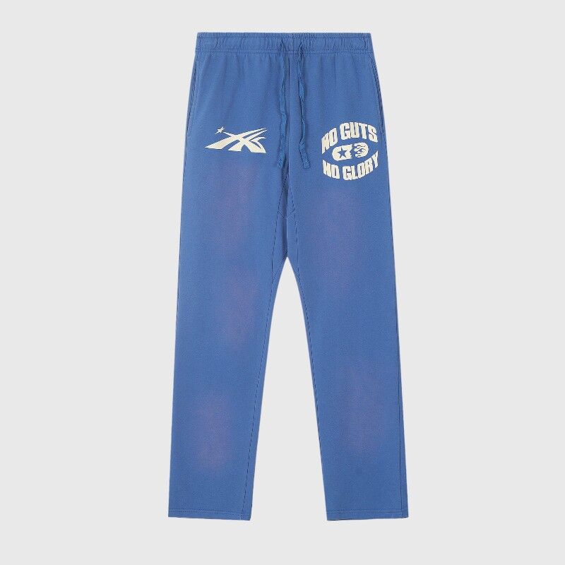 Hellstar No Guts No Glory! Sweatpants Blue - Image 1