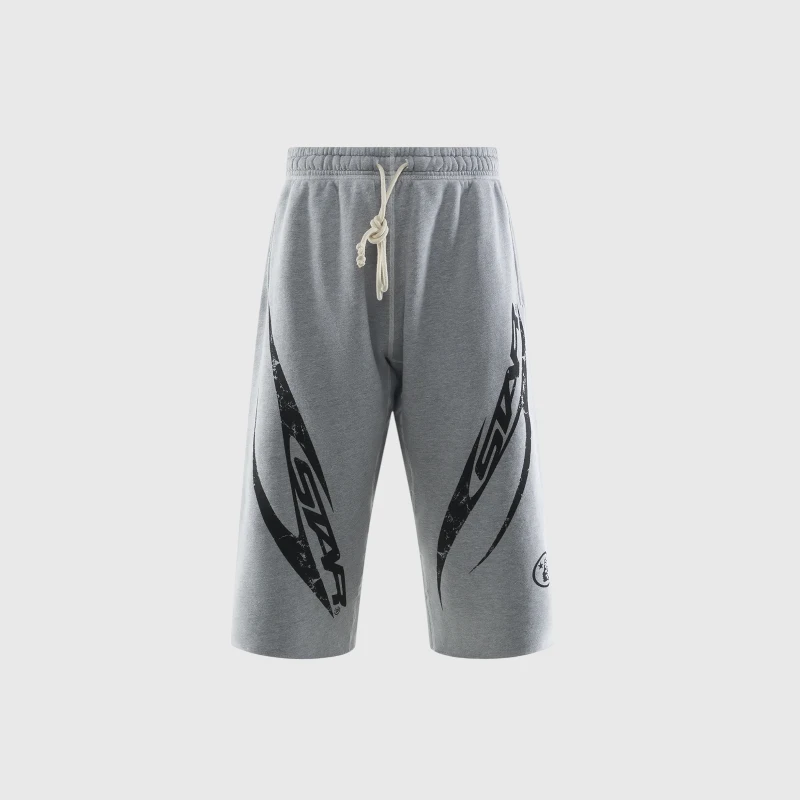 Hellstar Wing 3/4 Shorts Grey